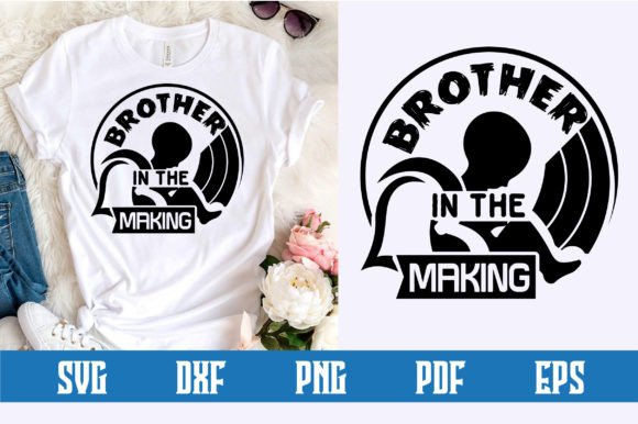 Brother in the Making SVG Design: A Polished Graphic Asset for Content Creators