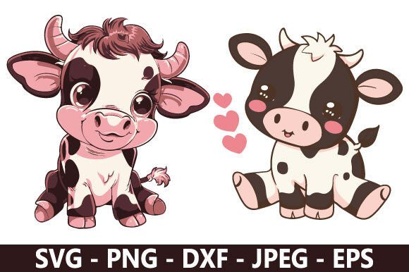 Cute Cow SVG Bundle: A Versatile Graphic Design Freebie for Creative Projects