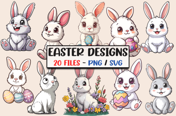 Cute Easter Sublimation Bundle SVG PNG: A Graphics Freebie for Creative Makers