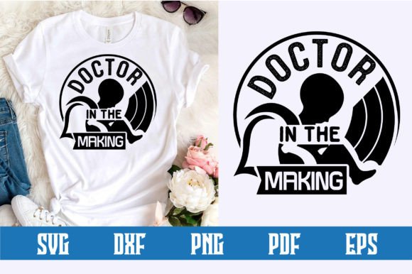 Doctor in the Making SVG Design: A Versatile Graphic Asset for Creative Publishers