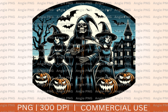 Halloween Reaper Sexy Witch PNG: A Versatile Graphic for Crafts and Commercial Projects