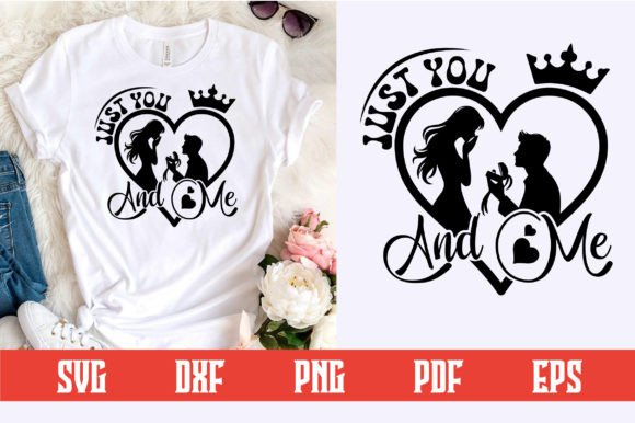 Just You and Me SVG Design: A Versatile Graphic Asset for Crafts and Local Branding