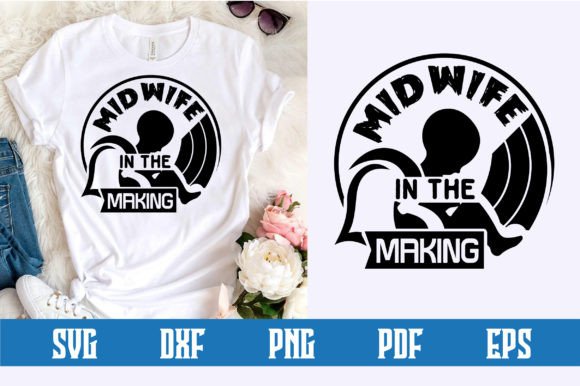 MIDWIFE in the MAKING: A Versatile SVG Graphic for Crafts and Branding
