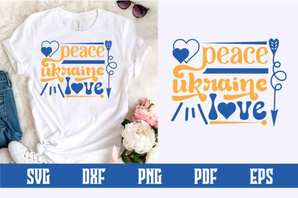 Peace Ukraine Love Svg Design Review for Real Projects
