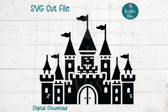 Princess Castle SVG Cut File: A Versatile Graphic Design Asset for Crafts and Creative Projects