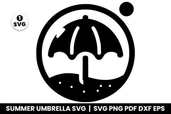 Summer Umbrella Sublimation SVG for Crafts and Graphics