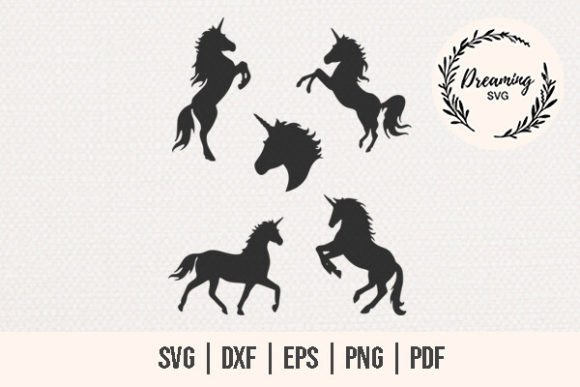 Unicorn SVG Bundle - Graphics for Handmade and Print Projects